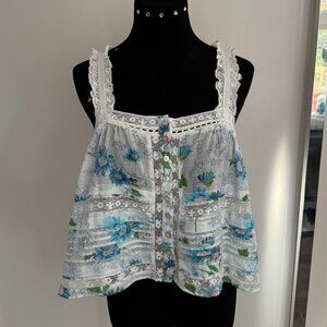 LoveShackFancy Sully Floral Top